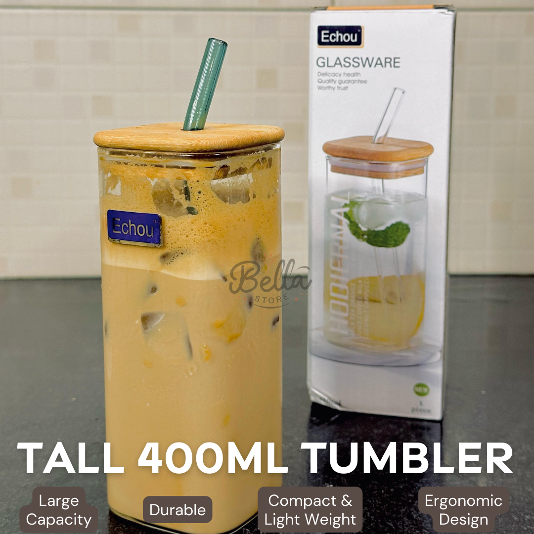 Tall Glass Tumbler 410 ML