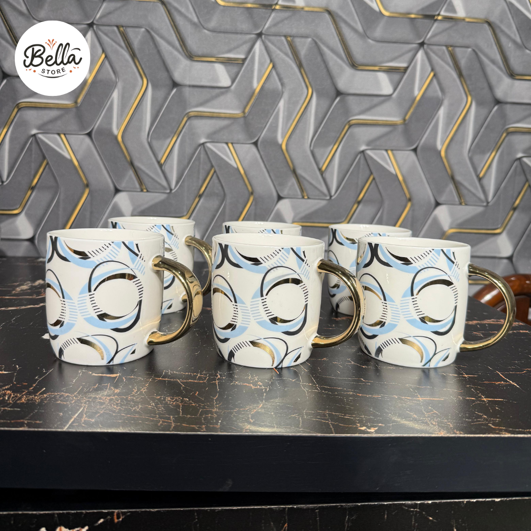 Glimmer Gold Mug Set