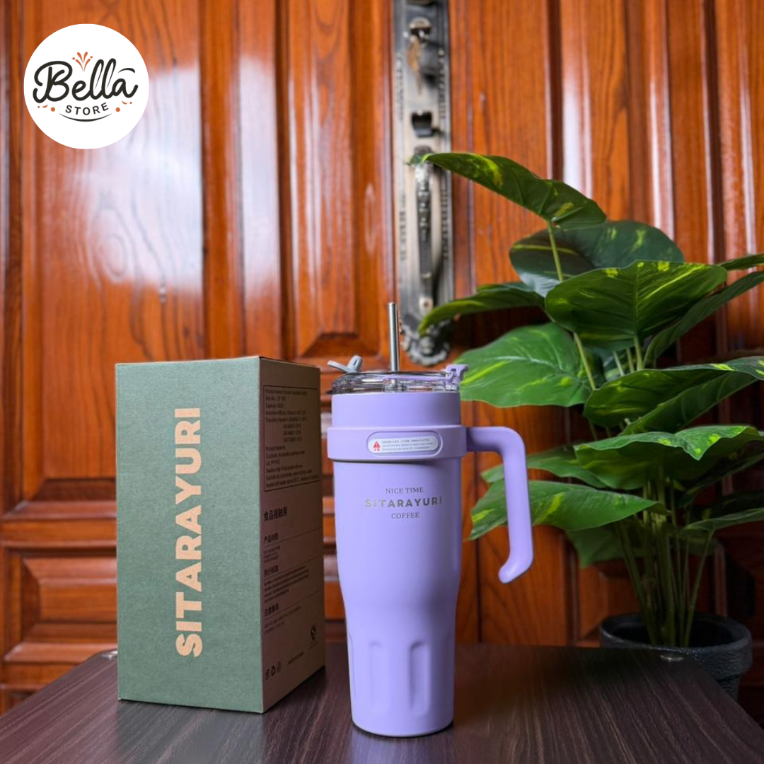 Sitarayuri Maxi Tumbler with Steel Straw – 40oz (1180ml)