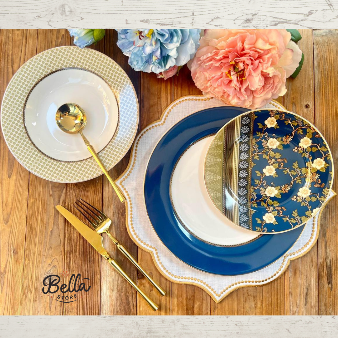 IMPERIAL BLOOM PLATE SET – 6 Person Set