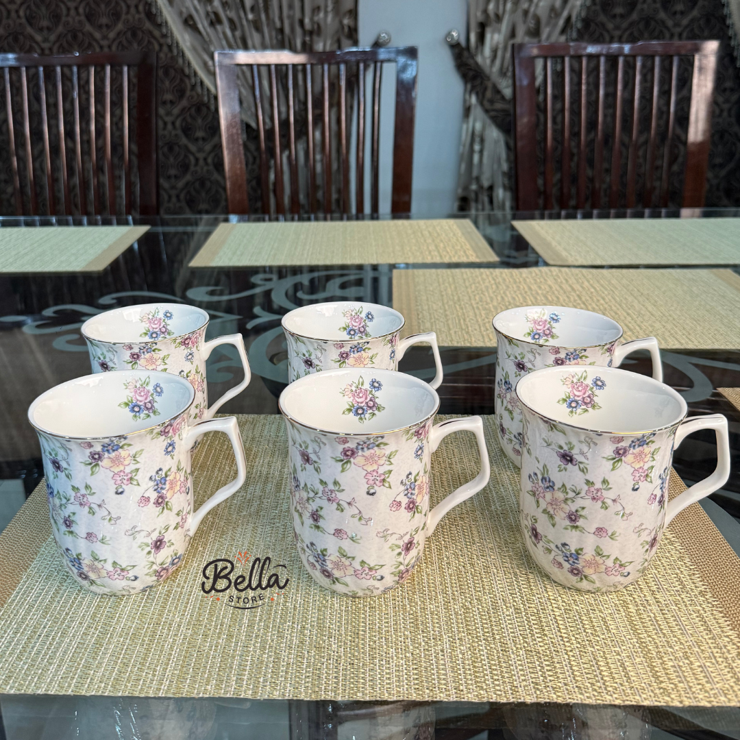 English Bloom PLATE SET – 6 Person Set