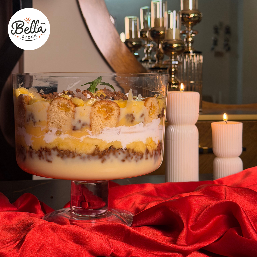 Glass Trifle Bowl Set