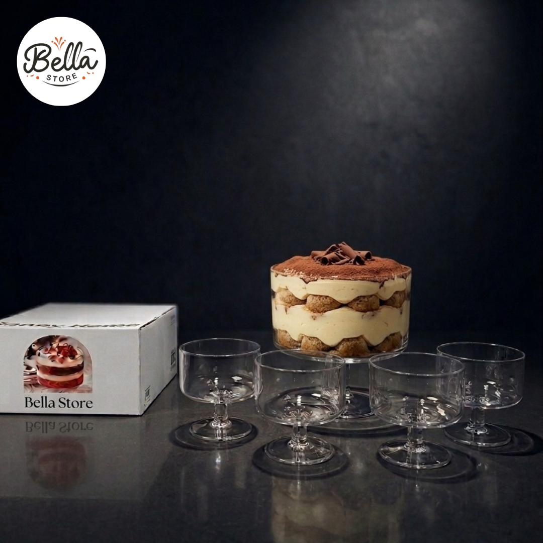 Denny Mini Trifle Bowls Serving Set (4 Pcs)