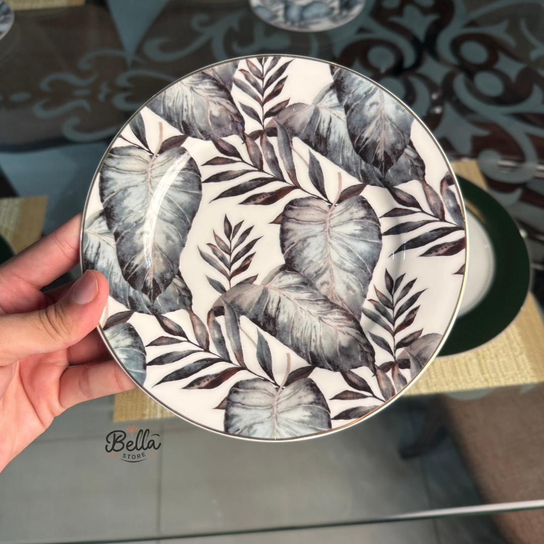 LEAF LINE PLATE SET – 6 Person Set